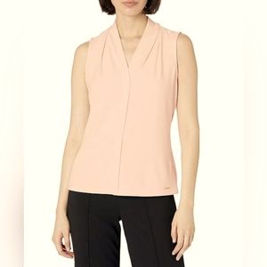 (M)🎀Calvin Klein🎀Sleeveless Blouse Ptp19"×L24"